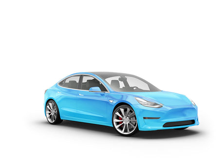 Rwraps Matte Chrome Light Blue Car Wraps