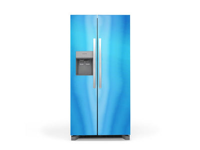 Rwraps™ Matte Chrome Light Blue Refrigerator Wraps