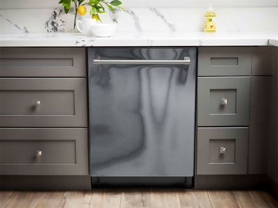 Rwraps™ Matte Chrome Dark Gray Fog (Metallic) Dishwasher Wraps