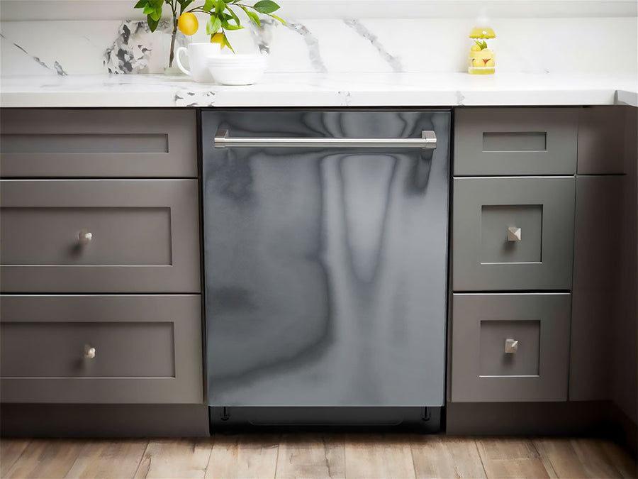 Rwraps™ Matte Chrome Dark Gray Fog (Metallic) Dishwasher Wraps