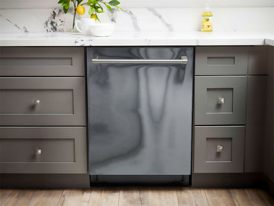 Rwraps™ Matte Chrome Dark Gray Fog (Metallic) Dishwasher Wraps