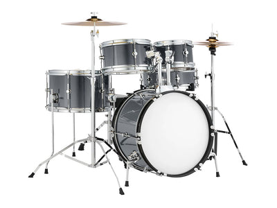 Rwraps™ Matte Chrome Dark Gray Fog (Metallic) Drum Wraps