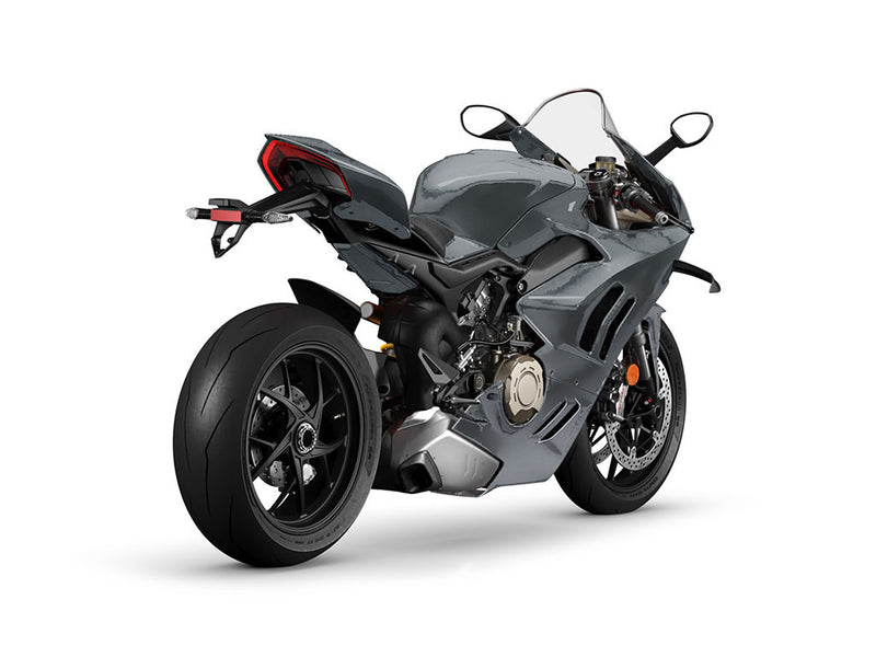 Rwraps Matte Chrome Dark Gray Fog (Metallic) DIY Motorcycle Wraps