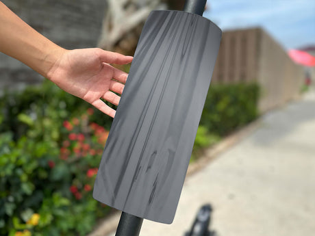 Rwraps Matte Chrome Dark Gray Fog (Metallic) Do-It-Yourself E-Scooter Wraps
