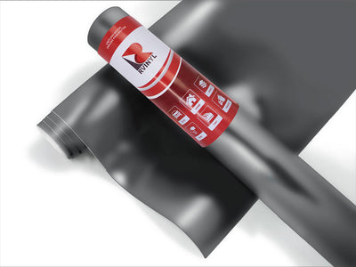 Rwraps Matte Chrome Dark Gray Fog (Metallic) Go Kart Wrap Color Film