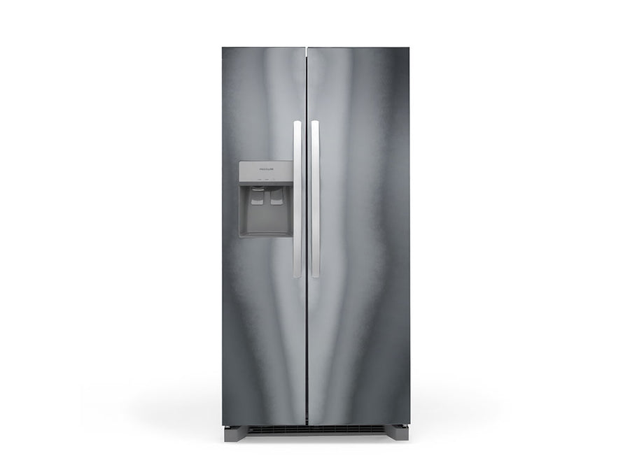 Rwraps™ Matte Chrome Dark Gray Fog (Metallic) Refrigerator Wraps