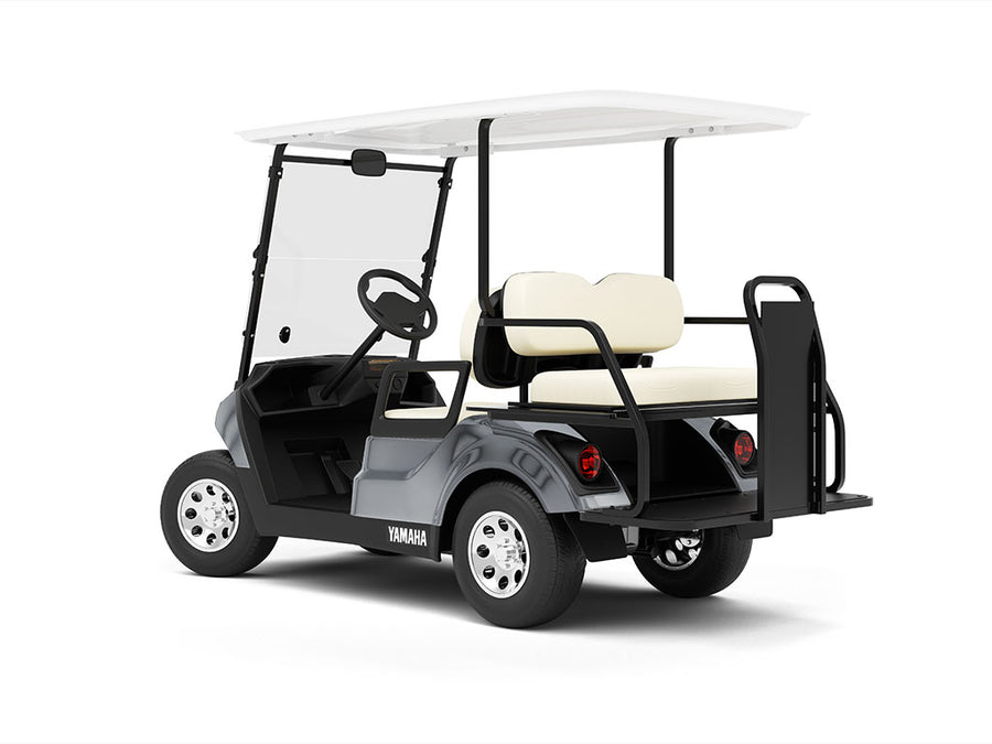 Rwraps Matte Chrome Dark Gray Fog (Metallic) Golf Cart Vinyl Wraps