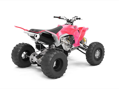 Rwraps Matte Chrome Pink Rose ATV Vinyl Wraps