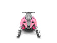 Rwraps Matte Chrome Pink Rose DIY Snowmobile Wraps