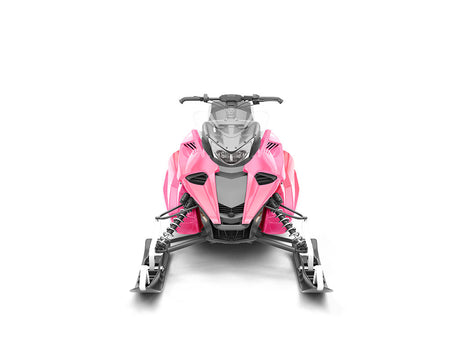 Rwraps Matte Chrome Pink Rose DIY Snowmobile Wraps