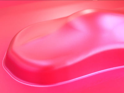 Rwraps Matte Chrome Pink Rose Car Wrap