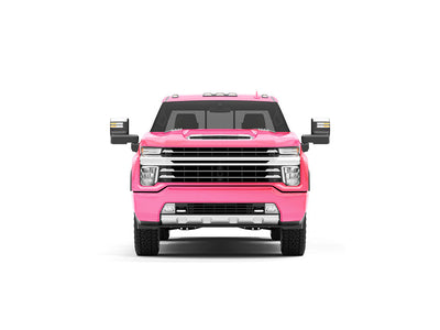 Rwraps Matte Chrome Pink Rose DIY Truck Wraps