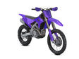 Rwraps Matte Chrome Purple Dirt Bike Wraps