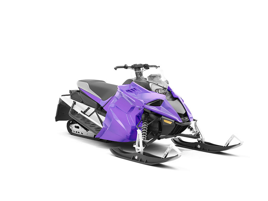Rwraps™ Matte Chrome Purple Vinyl Snowmobile Wrap
