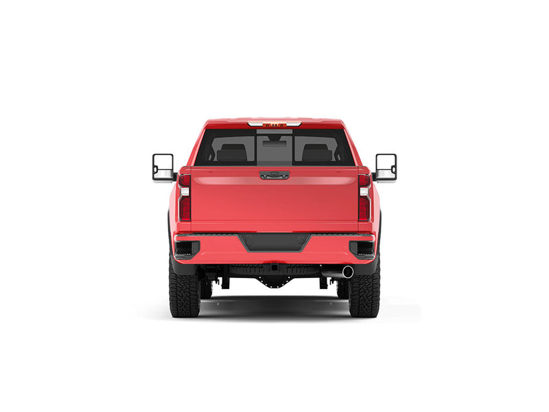Rwraps Matte Chrome Red Truck Vinyl Wraps
