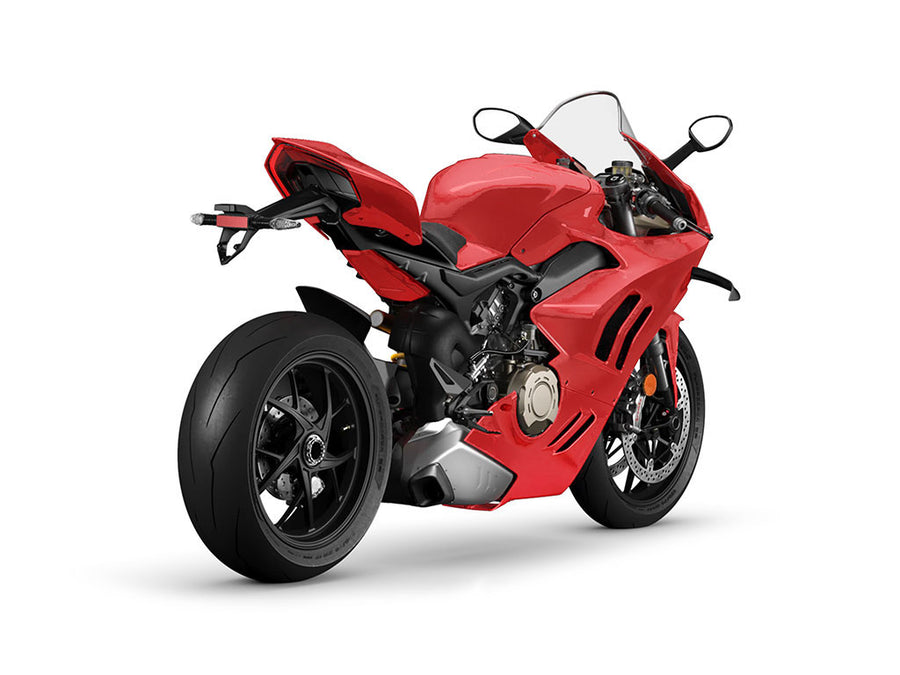 Rwraps Matte Chrome Red DIY Motorcycle Wraps