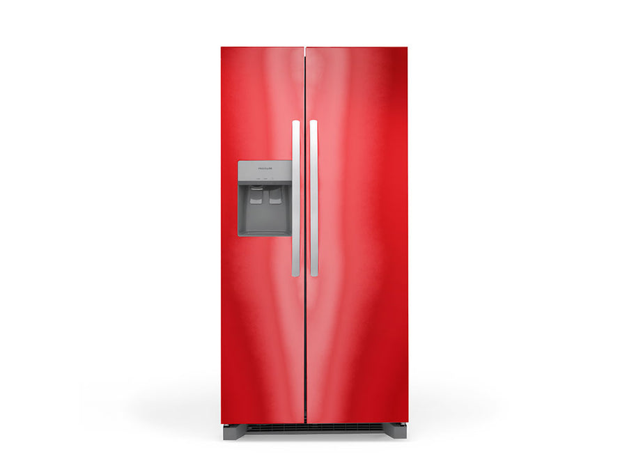 Rwraps™ Matte Chrome Red Refrigerator Wraps