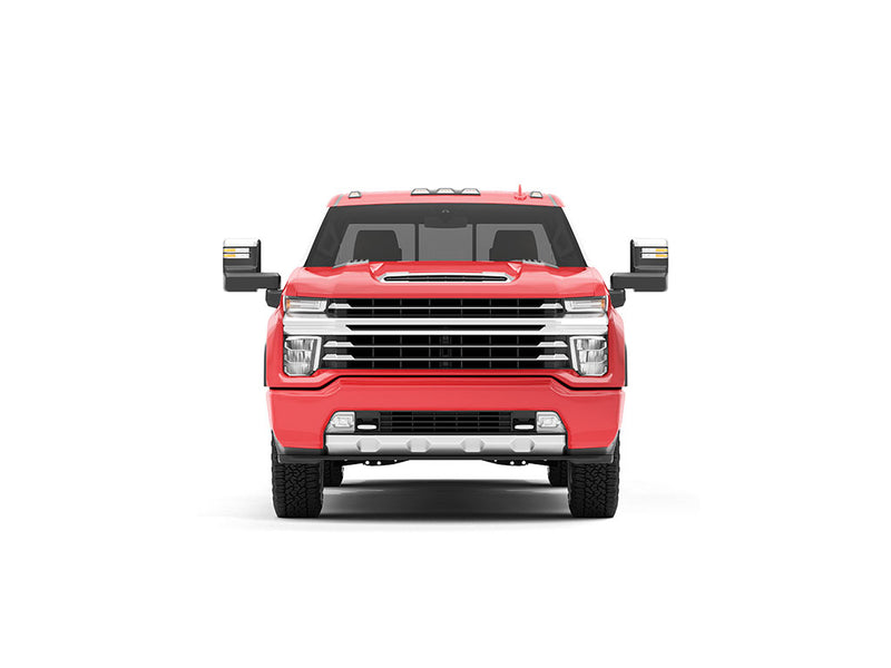 Rwraps Matte Chrome Red DIY Truck Wraps