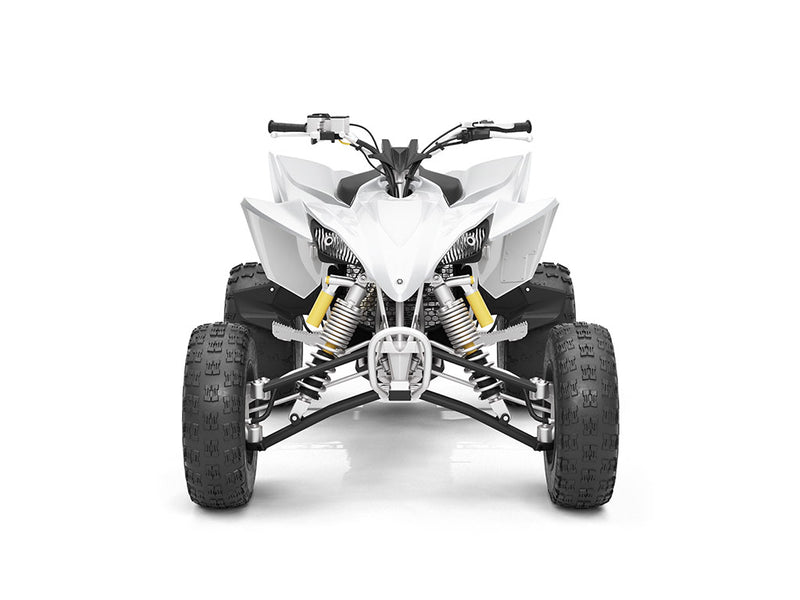 Rwraps Matte Chrome Silver DIY ATV Wraps