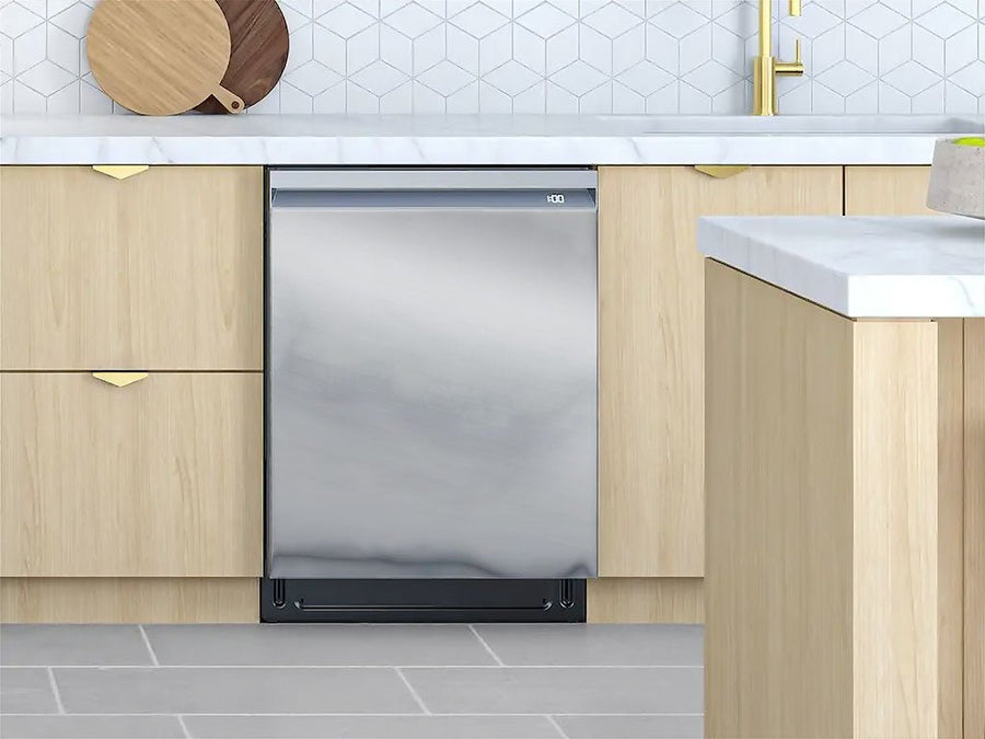Rwraps™ Matte Chrome Silver Custom Dishwasher Cover