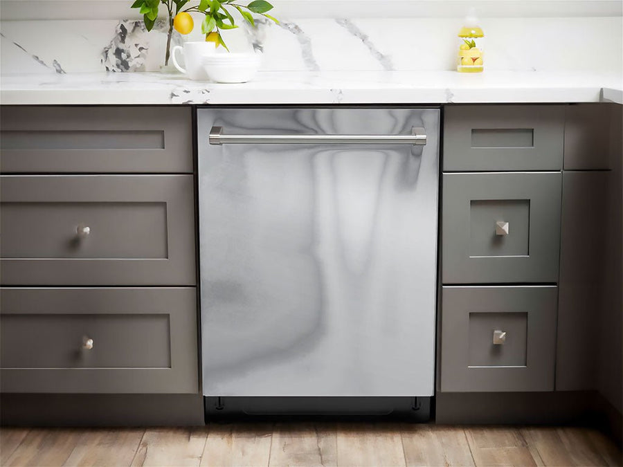 Rwraps™ Matte Chrome Silver Dishwasher Wraps
