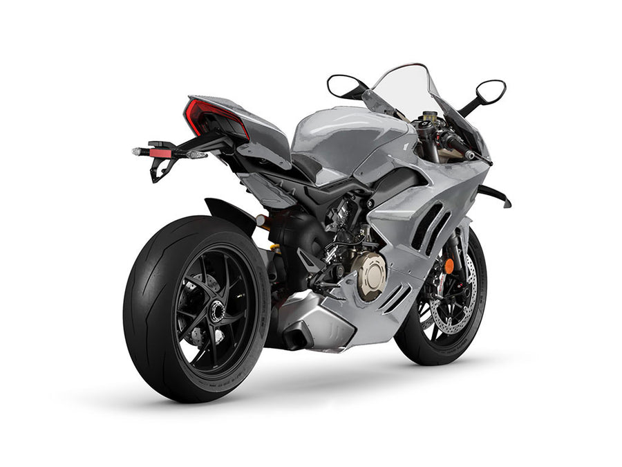 Rwraps Matte Chrome Silver DIY Motorcycle Wraps