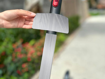 Rwraps Matte Chrome Silver Electric Kick-Scooter Wraps