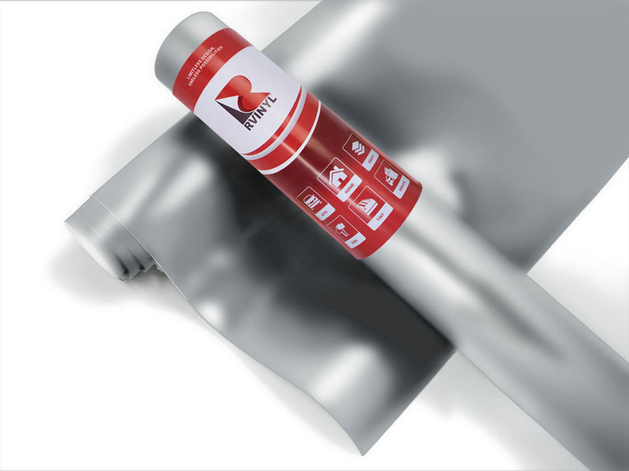 Rwraps Matte Chrome Silver Go Kart Wrap Color Film