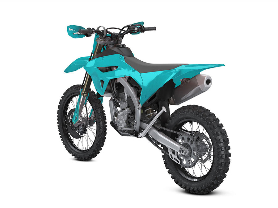 Rwraps Matte Chrome Teal Dirt Bike Vinyl Wraps