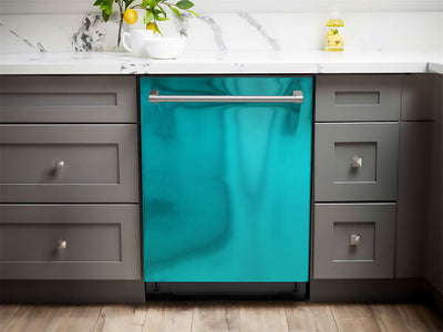 Rwraps™ Matte Chrome Teal Dishwasher Wraps