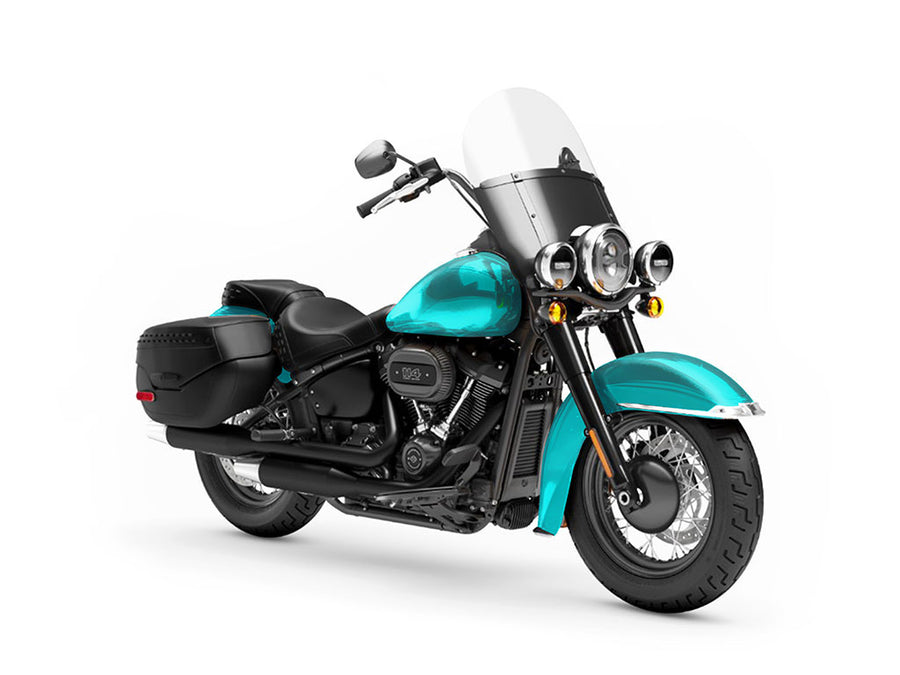 Rwraps Matte Chrome Teal Do-It-Yourself Motorcycle Wraps