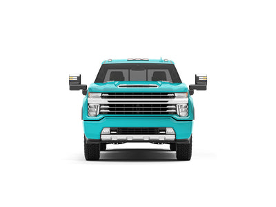 Rwraps Matte Chrome Teal DIY Truck Wraps