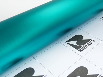Rwraps Matte Chrome Teal Film~Rwraps Matte Chrome Teal  Vinyl Roll~1