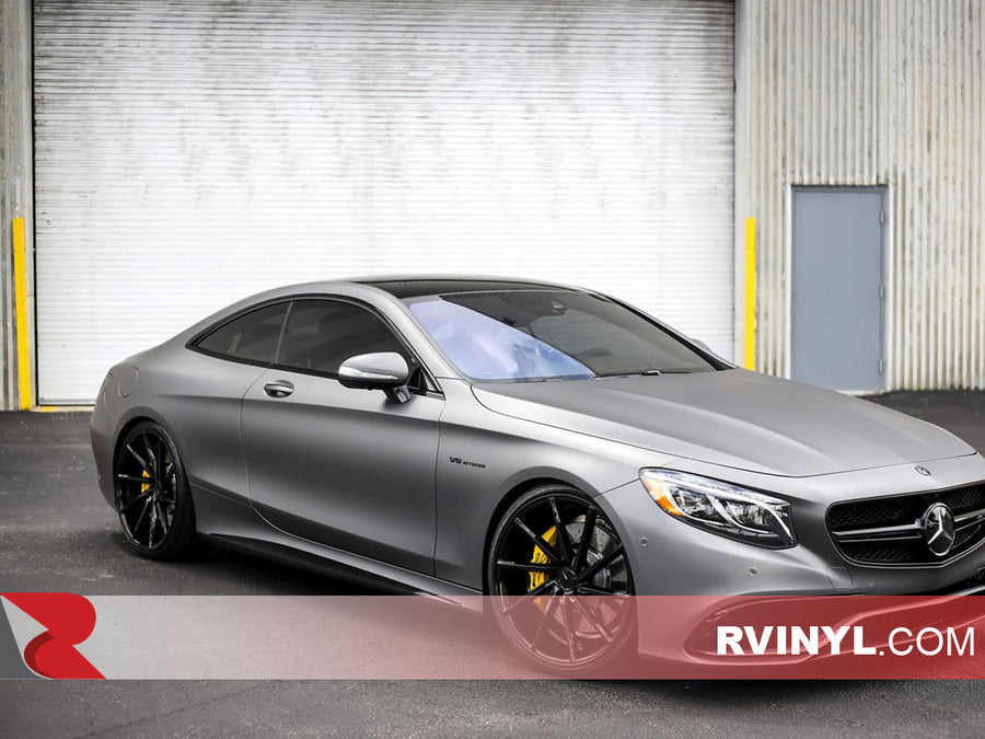 Rwraps Full Car Wrap in Matte Gray Vinyl