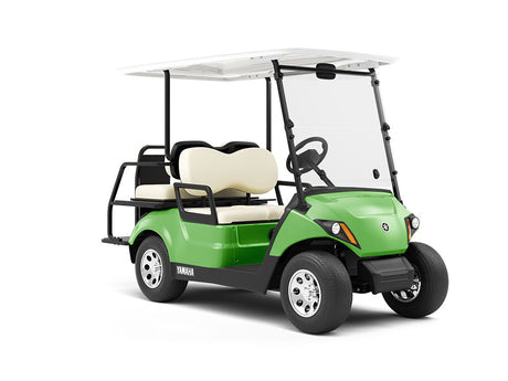 Rwraps™ Matte Green Vinyl Golf Cart Wrap