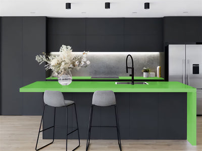 Rwraps™ Matte Green Kitchen Countertop Wraps