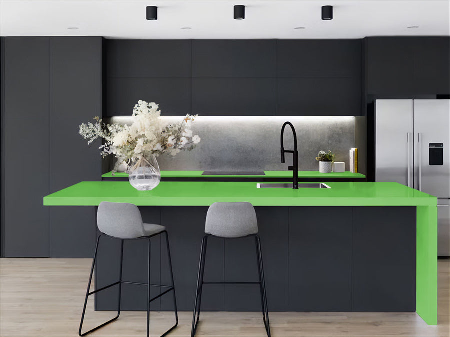 Rwraps™ Matte Green Kitchen Countertop Wraps