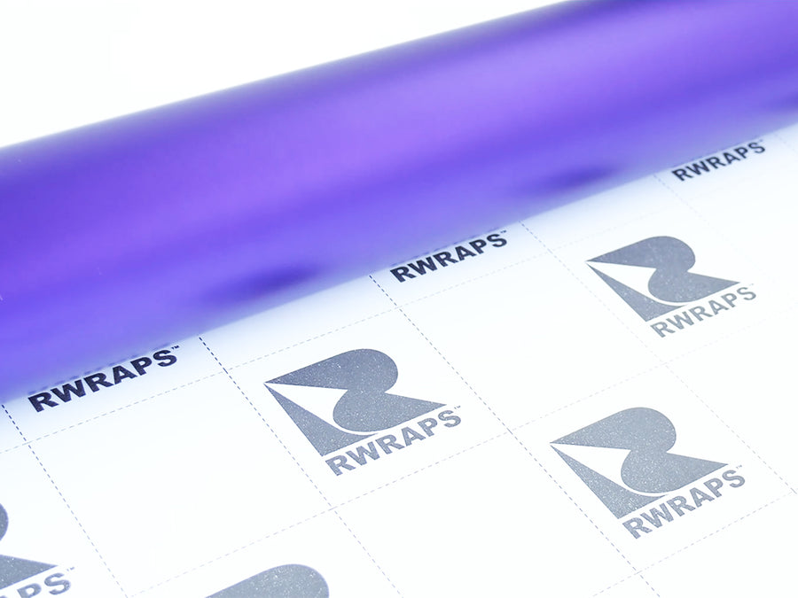 Rwraps Matte Purple Chrome Film~Rwraps Matte Purple Chrome Film Vinyl Roll~1