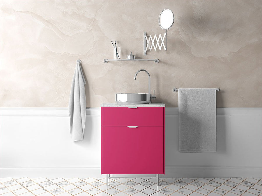 Rwraps™ Matte Rose Bathroom Cabinet Wraps