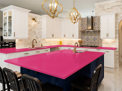 Rwraps Matte Rose DIY Kitchen Counter Wraps
