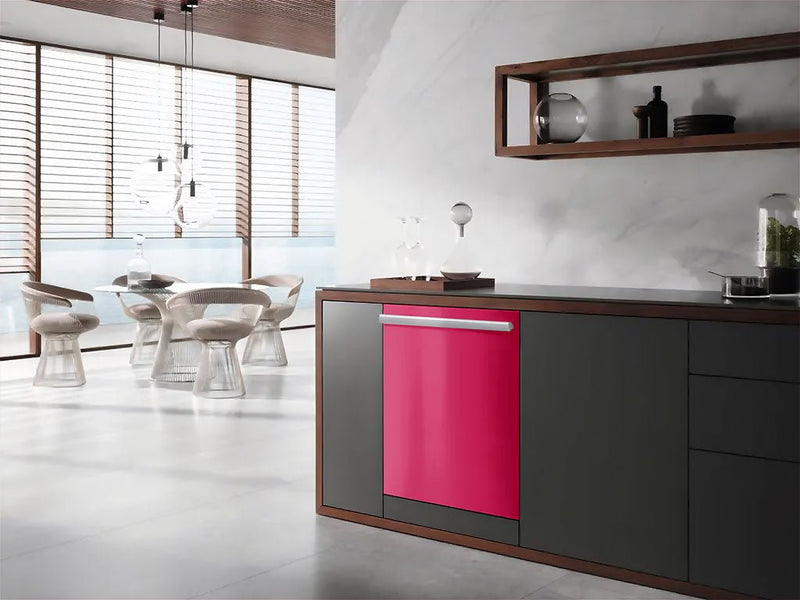 Rwraps™ Matte Rose Wrapped Dishwasher Example