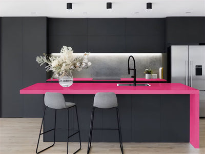 Rwraps™ Matte Rose Kitchen Countertop Wraps