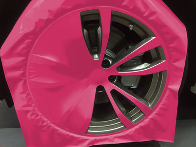 Rwraps™ Matte Rose Custom Wheel Installation Process
