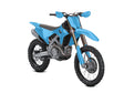 Rwraps Matte Sky Blue Dirt Bike Wraps