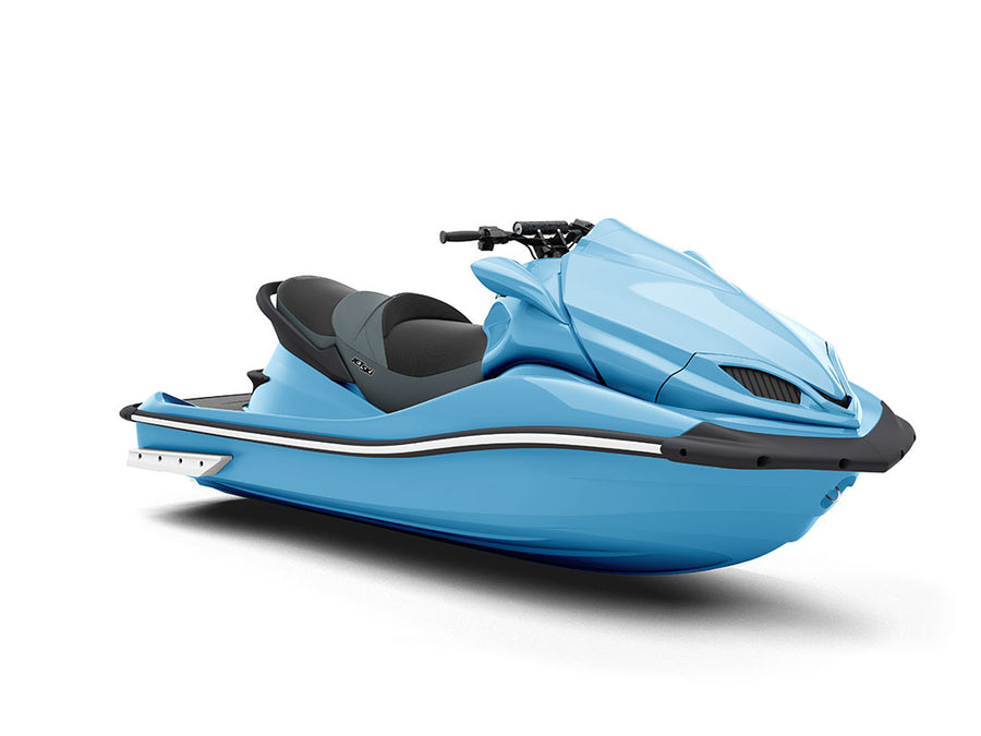 Rwraps™ Matte Sky Blue Vinyl Jet Ski Wrap