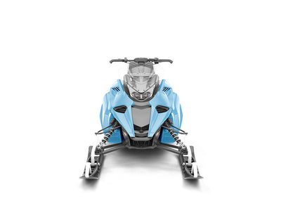 Rwraps Matte Sky Blue DIY Snowmobile Wraps