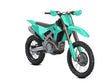 Rwraps Matte Teal Dirt Bike Wraps