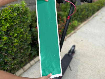 Rwraps Matte Teal DIY Electric Scooter Wraps