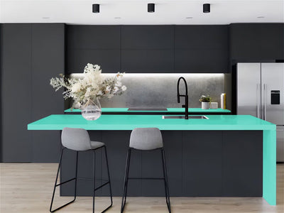 Rwraps™ Matte Teal Kitchen Countertop Wraps