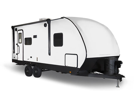 Rwraps Matte White Travel Trailer Wraps